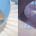 Courtauld Spiral staircase from two different views